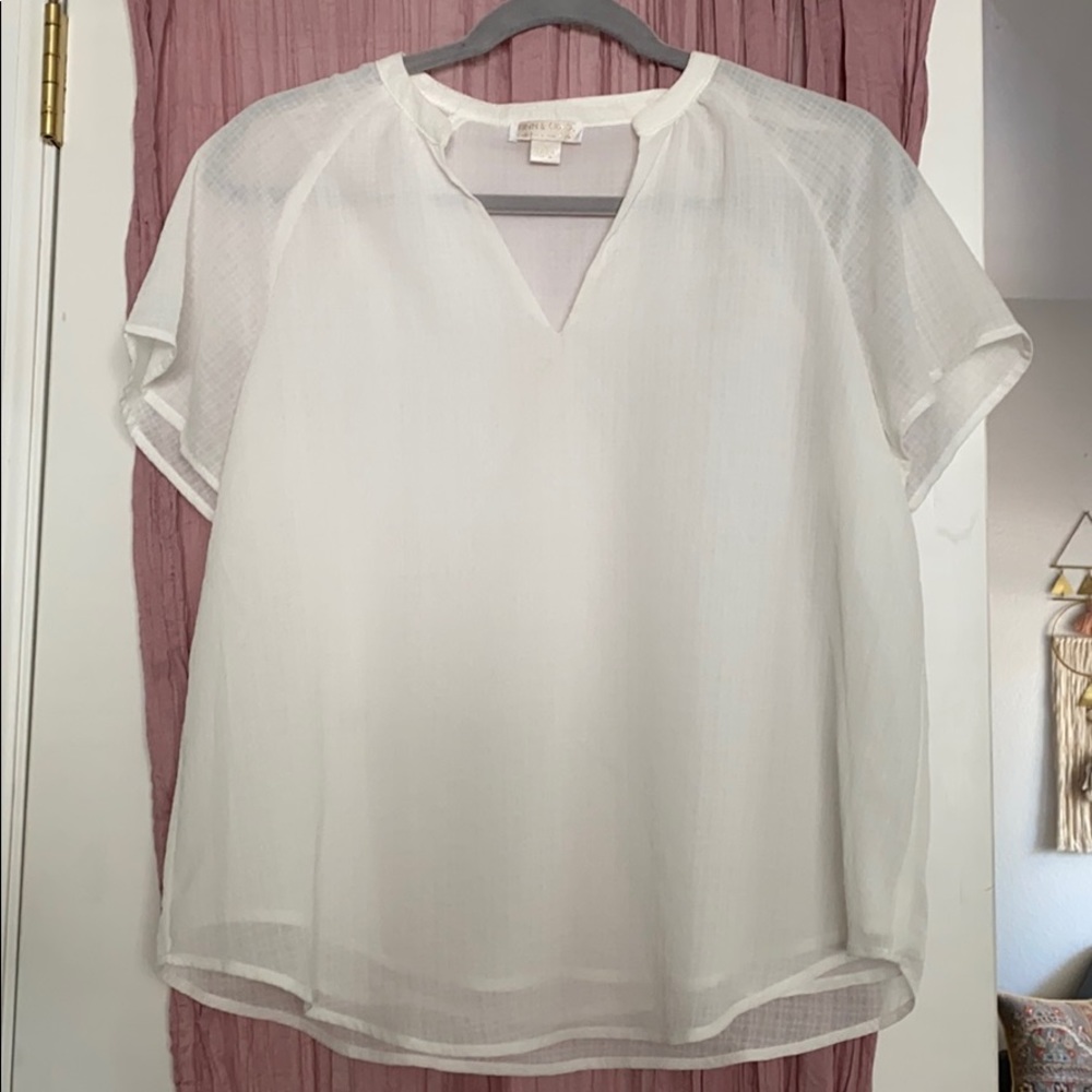 NWOT White Blouse